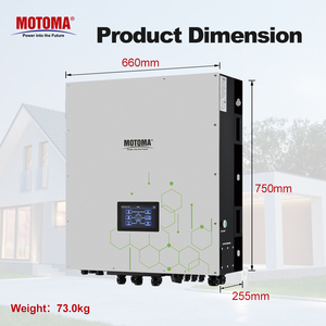 Sistema Solar Híbrido Comercial de 15kW, Trifásico, 48V, 230V, 400V, con MPPT, para Uso Industrial - Product Image 2