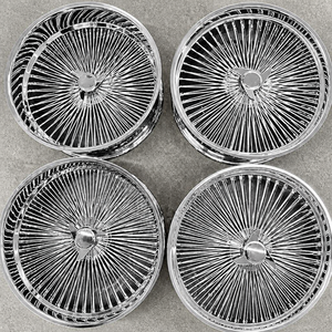 Cerchi in Lega Dorati di Lusso a <span class=keywords><strong>150</strong></span> Razze, Cerchioni Profondi da 13-22 Pollici per Auto Classiche e Custom Lowrider - Vendita all'Ingrosso - Product Image 6