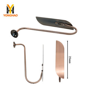 Crochets de <span class=keywords><strong>rideau</strong></span> en forme de U, 2 pièces, attaches de <span class=keywords><strong>rideau</strong></span> robustes pour mur 2026 - Product Image 2