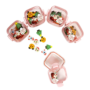 2025 Sáng Tạo Phim Hoạt Hình Dễ Thương Giáng Sinh Bút Chì Tẩy Trẻ Em Văn Phòng Phẩm Năm Mới Quà Tặng Cao Su Và Tpr Khuyến Mại Tẩy - Product Image 1