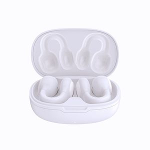 Casque <span class=keywords><strong>audio</strong></span> sans fil à conduction osseuse à clipser, équipement <span class=keywords><strong>audio</strong></span>, oreille ouverte, stéréo sport, clip d'oreille avec micro, écouteurs - Product Image 1