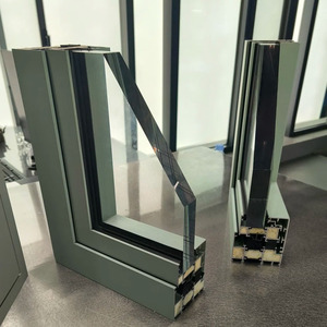 Profils en aluminium extrudé 6063 à rupture <span class=keywords><strong>de</strong></span> pont thermique thermolaqués pour cadres <span class=keywords><strong>de</strong></span> fenêtres coulissantes/à battants/à hublot/à double battant et <span class=keywords><strong>de</strong></span> portes - Product Image 3