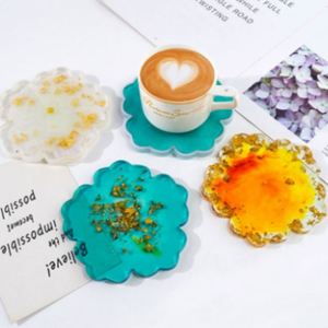 Offre Spéciale – Moule en Silicone pour Résine Époxy, Plaque Ovale Irrégulière en Agate Géode Écologique, pour Articles de Cuisine DIY - Product Image 3