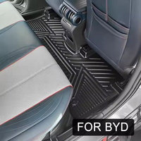 Tapis de sol de voiture en TPE durable antidérapant toutes saisons personnalisés par l'usine Kqd, adaptés à Byd Yuan Plus