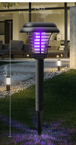 Lámpara Solar Antimosquitos <span class=keywords><strong>para</strong></span> Exteriores, Luz de <span class=keywords><strong>Jardín</strong></span> con Trampa <span class=keywords><strong>para</strong></span> Insectos <span class=keywords><strong>para</strong></span> Patio, Villa, Protección - Product Image 3
