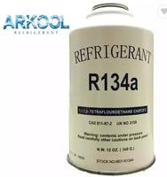 Gas AC Mobil Kualitas Premium R134a Kemurnian 99,9% 680g Bersertifikasi DOT CE REACH AHRI 700 Harga Grosir Pabrik ARKOOL