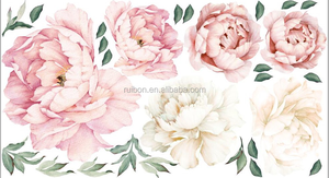 <span class=keywords><strong>Fiori</strong></span> di peonia <span class=keywords><strong>Stickers</strong></span> Murali <span class=keywords><strong>Fiori</strong></span> Da Giardino Buccia e Bastone Autoadesivi Smontabili della - Product Image 4