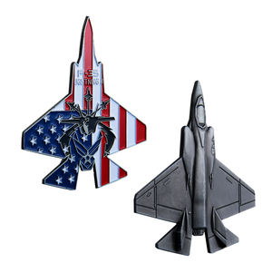 F35 Fighter Black Bird <span class=keywords><strong>SR71</strong></span> Warcraft Medal Collection EE. UU. Avión Regalos de recuerdo Desafío Moneda Aleación F16 Emblema Modelo de avión - Product Image 1