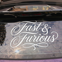 Autocollants personnalisés pour vitres de voiture, autocollants en vinyle personnalisés, résistants à l'eau et aux UV, pour camions, SUV, logo d'entreprise, texte, fabriqués en Chine