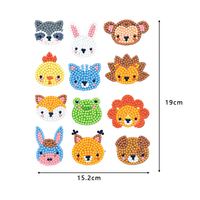 Meilleure vente 5d dessin animé Animal Avatar cristal diamant pâte bricolage enfants Puzzle artisanat intérieur décoration de la maison pâte