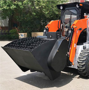 ENVÍO GRATIS SKID STEER hormigonera <span class=keywords><strong>pista</strong></span>/rueda diesel cargador hoja SKID Steel Accesorios - Product Image 3