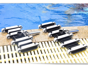 Brosse latérale de tête d'aspirateur de <span class=keywords><strong>piscine</strong></span> pour <span class=keywords><strong>piscine</strong></span> enterrée, tête d'aspirateur Flexible avec brosses pivotantes et latérales - Product Image 3