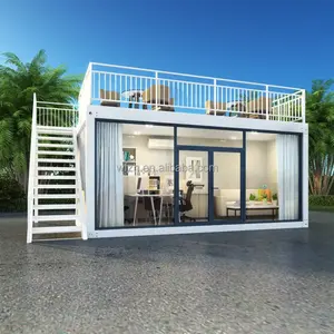 Casa Contêiner de 20 Pés Pré-Fabricada, Residência Contêiner de Verão, Casa Contêiner para Armazenamento - Product Image 1