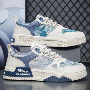 Zapatos deportivos informales transpirables de verano para hombre XY, zapatos para caminar a la moda con diseño de pintura al óleo inspirado en Secret Forest - Product Image 3