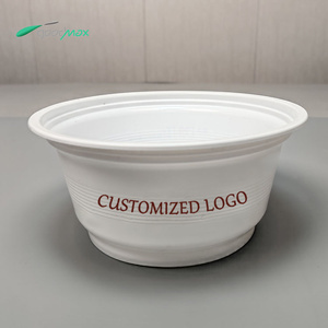 Vente en gros 1100ml de soupe ronde en plastique PP jetable/bol sans fuite pour l'emballage de salade et de nouilles à emporter au micro-ondes - Product Image 1