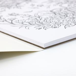 Livre de coloriage mystère pour enfants et adultes en carton personnalisé, livre d'activités pour enfants en couleur, impression avec estampage à chaud doré - Product Image 5