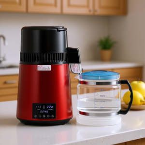 Destilador de Agua de 4L, Purificador de Agua Pura, Interior de Acero Inoxidable, Uso Doméstico - Product Image 2