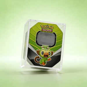 Factory Wholesale Superior Quality Custom Modern Freestanding High UV Protective Clear Sealed Acrylic <b>Mini</b> Tin Display <b>Box</b> - Product Image 5