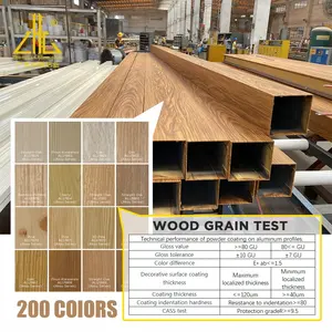 Affordable Options For Your Budget Factory Sale Price Budget-Friendly Wood Texture Cladding Aluminum Profiles