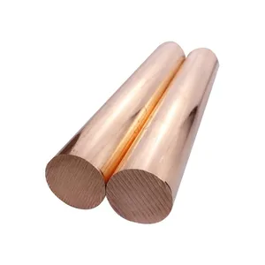 优质低成本原材料2m c1100价格适用于铜圆棒扁平圆形实心黄铜棒供应商