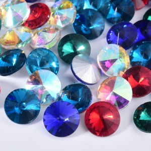 Free Samples Factory Wholesale Glass Gems Rivoli <b>Point</b> Back Rhinestones in Bulk Used Clothing - Product Image 6