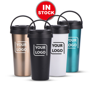 No Spillแก้วกาแฟร้อนและเย็นแบบมีฉนวน,แก้วกาแฟเทอร์โม<span class=keywords><strong>Koffee</strong></span> 500มล. สเตนเลสกันหกรุ่นใหม่ - Product Image 1