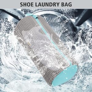 Bolsa para Lavar Zapatos, Saco para Limpiar Tenis en Lavadora, Bolsa de Lavandería Reutilizable con Forro de Chenille para Zapatillas - Product Image 5