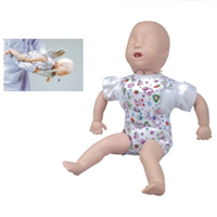 Obstruction médicale avancée des voies respiratoires modèle de soins infirmiers infantile nouveau-né aide au poing d'urgence formation mannequin bébé Mannequin Mannequin