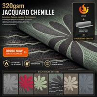 320gsm Grote Jacquard Chenille Sofa Stof voor Woonkamerbekleding Stof Groothandel China Textielproductie Bedrijf