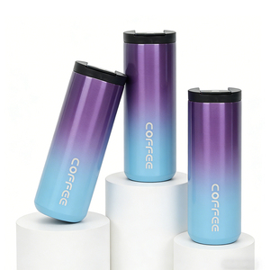 Custom Logo 500ml Stainless Steel <b>Double</b> <b>Wall</b> Insulated Coffee <b>Mug</b> Travel Tumbler - Product Image 5