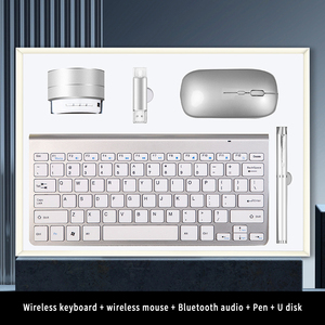 Factory Wholesale Various Customized Combination Office Supplies Wireless <strong>Mouse</strong> <strong>Keyboard</strong> Pen Promotion Gift Set Corporate - Product Image 5