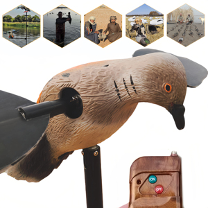 Paloma de Caza Motorizada de Fábrica - Paloma Eléctrica de Plástico Simulada para Cebo de Caza al Aire Libre y Decoración de Jardín - Product Image 1