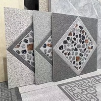Carrelage solide de 12mm d'épaisseur 600x600mm Carrelage en pierre antidérapant pour carrelage de sol de garage de jardin extérieur