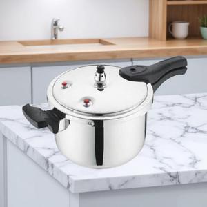 <span class=keywords><strong>Pentola</strong></span> <span class=keywords><strong>a</strong></span> <span class=keywords><strong>Pressione</strong></span> Ecologica da <span class=keywords><strong>5</strong></span> <span class=keywords><strong>Litri</strong></span> in Acciaio Inox Lucido Compatibile con Gas e Induzione con Supporto - Product Image 2