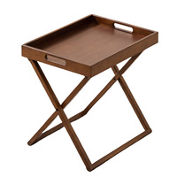 Table basse pliante compacte pour l'extérieur, mobilier de camping portable en bambou, design moderne, pour balcon, cour, pique-nique, avec chaise