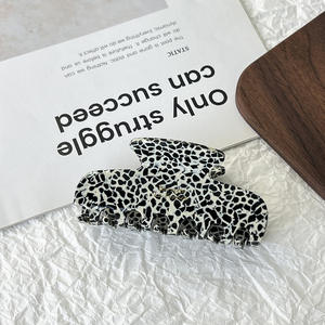 Pinza de Pelo de Acetato con Diseño de Leopardo de 8 cm, Estilo Coreano, de Alta Calidad, para Mujeres con Cabello Grueso, Accesorios para el Cabello - Product Image 4