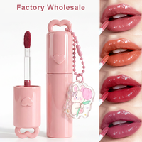 Gloss à lèvres hydratant transparent végétalien le plus vendu, en gros, personnalisable, étiquette privée, waterproof, avec emballage