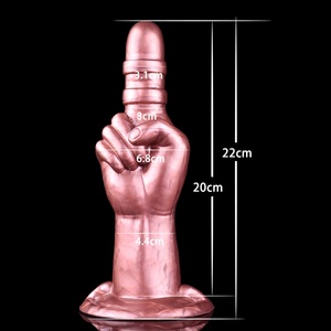 Fantasy <b>Dildo</b> Extra-thick Finger Silicone Suction Cup Big Anal Plug Vaginal Buttock Insertion Unisex Fantasy Sex Toys Wholesale - Product Image 5