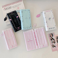 Album Foto PVC Kpop Four Card, Liontin Kecil, 20 Halaman, Photoclap, Set Penyimpanan Uang Kertas Kenang-kenangan untuk Penggemar, Stiker Panjang