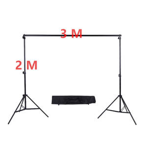 Tốt nhất xách tay 2x3m ảnh Studio Kit <span class=keywords><strong>Backdrop</strong></span> đứng nền hỗ trợ hệ thống nhiếp ảnh đứng - Product Image 2
