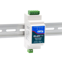 ZLAN5143D Modbus RTU monté sur rail Din de petite taille TCP Ethernet un port série Applications IoT Réseau de communication Modbus