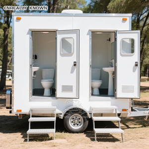 Baño Portátil de Construcción Duradera, Totalmente Equipado, Remolque de Baño Móvil - Product Image 6