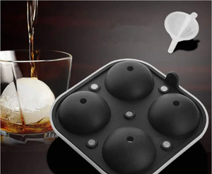 Hot Sale Custom Silicone <b>Mini</b> Ice Mold Ball Maker Mold Portable Eco Friendly Reusable Eco-Friendly Ice Sphere Tray - Product Image 3