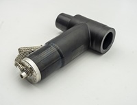 Parafoudre à oxyde de zinc tactile à branchement arrière 24 kV, protection contre la foudre par blindage à oxyde métallique 20,8 kV IP68