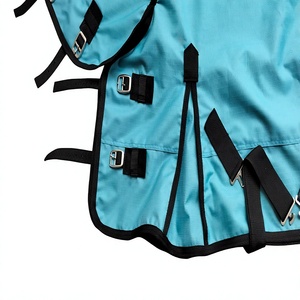 Couverture de protection pour chevaux de qualité supérieure, fermeture réglable en acier inoxydable, accessoires d'équitation et de course, utilisation en extérieur - Product Image 3