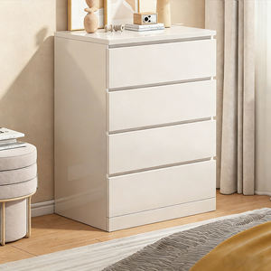 Cassettiera Alta Moderna Bianca Personalizzata Made in China, Mobile per Camera da Letto in Stile Nordico, Armadio in Legno con 8 Cassetti - Product Image 3