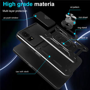 Coque de téléphone de Protection d'objectif pour TCL 50 LE 5G housse antichoc avec béquille - Product Image 5