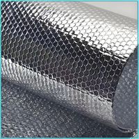 Feuille d'isolation en aluminium double face argentée, haute réflectivité, écologique, résistante au feu, avec réflecteur airbag, pour usage industriel