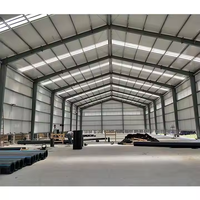 Service à guichet unique 20x40 / 40x60 /50x100 bâtiment en métal-Structure en acier 1000 mètre carré entrepôt grange bâtiment préfabriqué