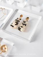 Cubes de présentation en acrylique transparent, plateau à bijoux modulaire, support de bloc, accessoires de photographie, accessoires de présentation
